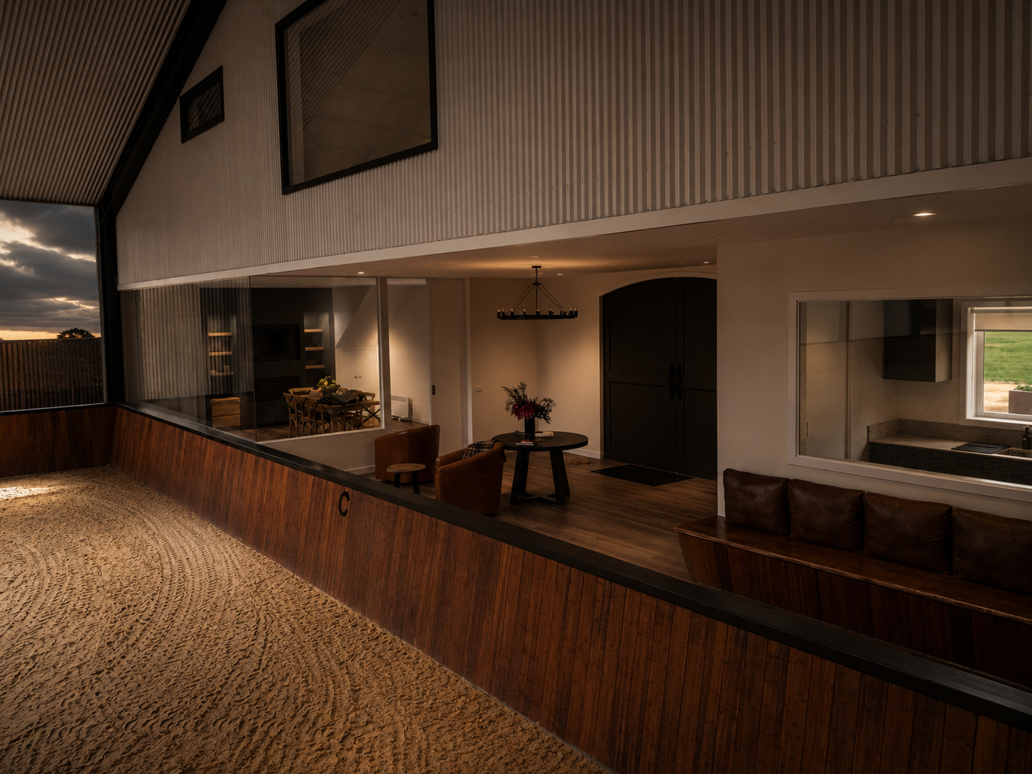 Approved cinematic interpretation of the Merricks North viewing lounge